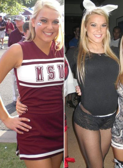 Today's winner is a Mississippi State freshman cheerleader named Taylor 